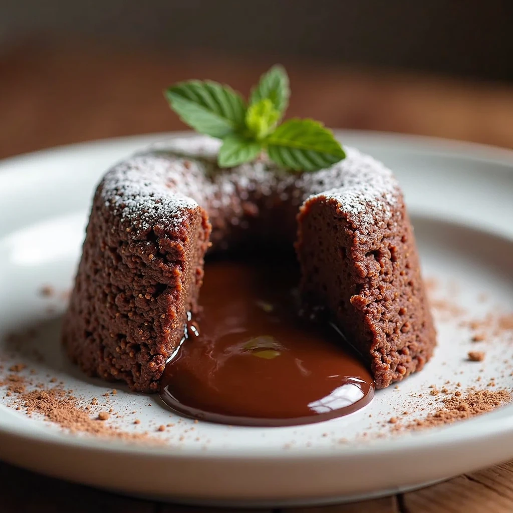 Σοκολατένιο Λάβα Κέικ