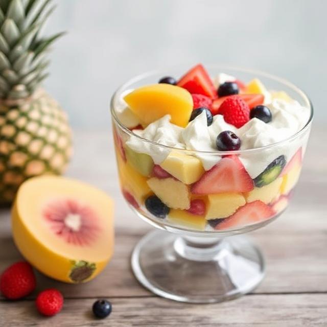 Εξωτικό Trifle με Φρούτα