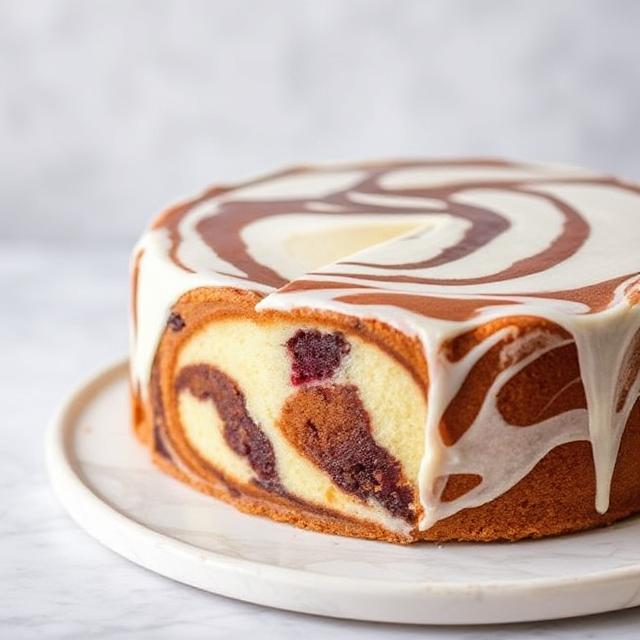 Μαρμπλ Κέικ (Marble Cake)