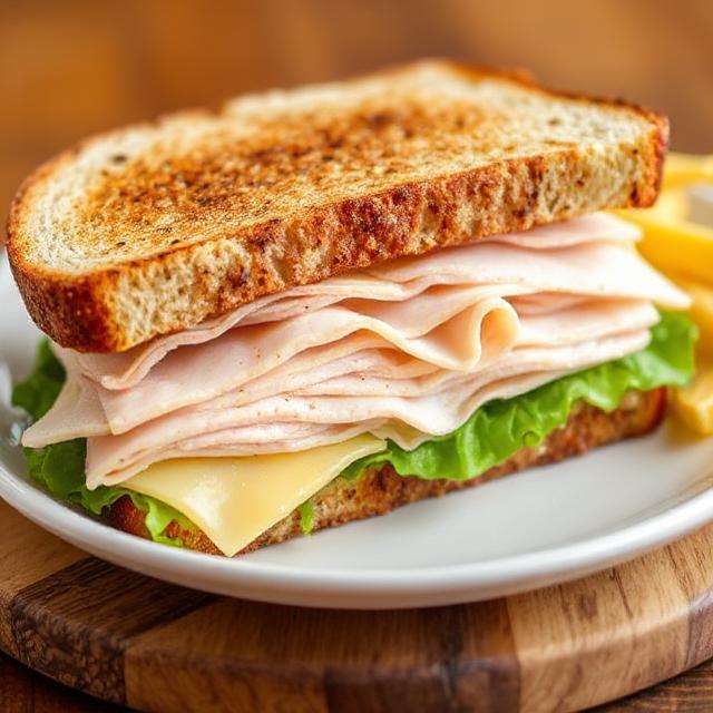 Σάντουιτς με Γαλοπούλα και Τυρί