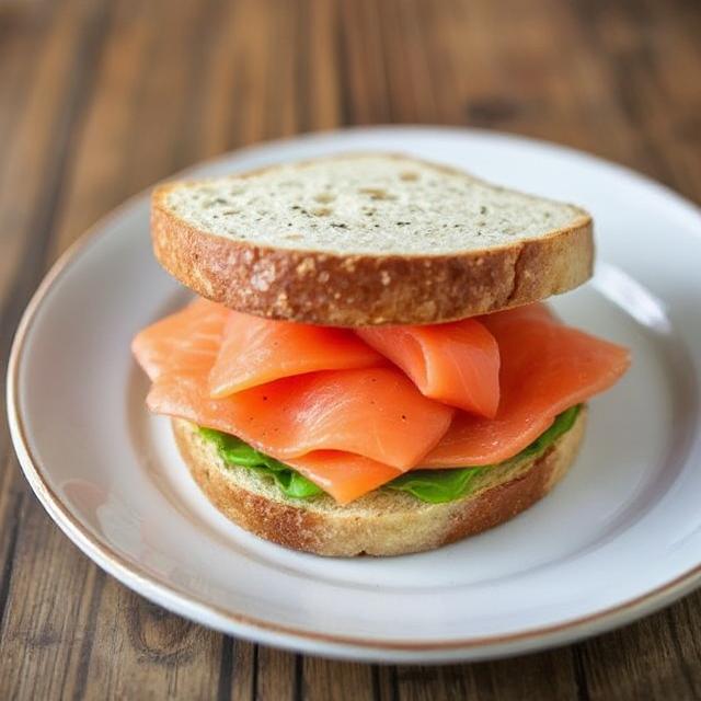 Σάντουιτς με Καπνιστό Σολομό